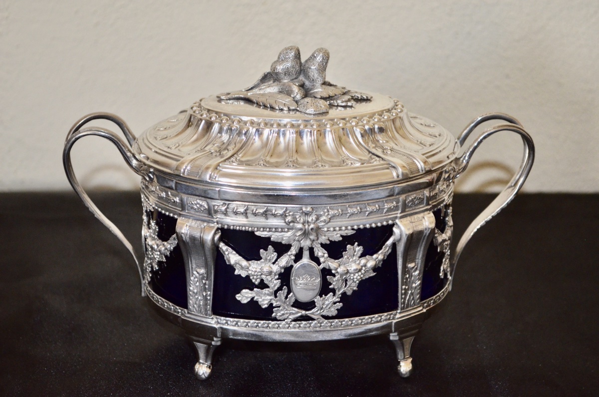 Sucrier en argent massif Napoléon III par lapar -photo-2
