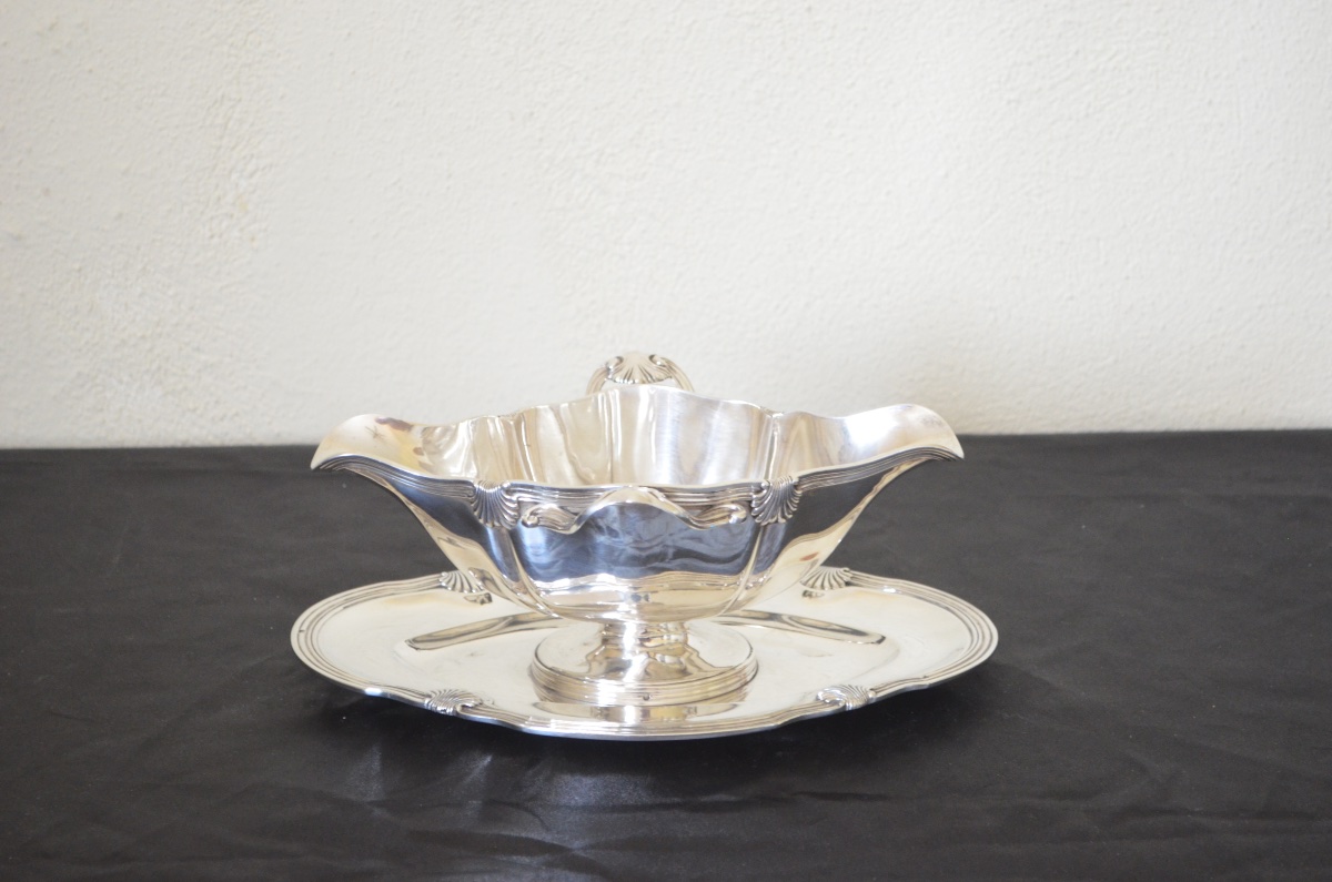 Saucière en argent massif 19eme siècle 