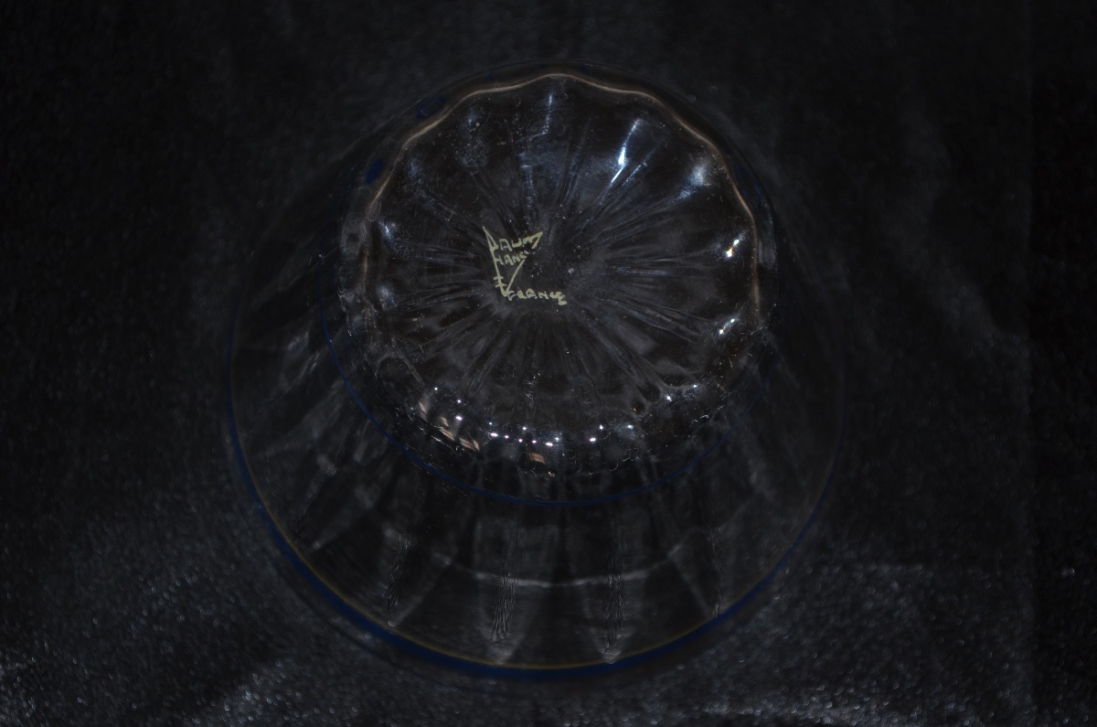 Suite de 11 coupelles en verre de DAUM début 20eme siècle -photo-6