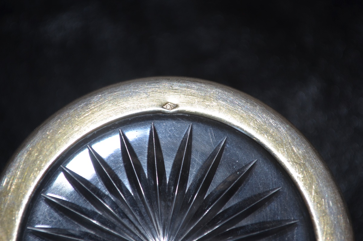 19th-century Empire-style Baccarat Crystal And Solid Silver Vase -photo-6