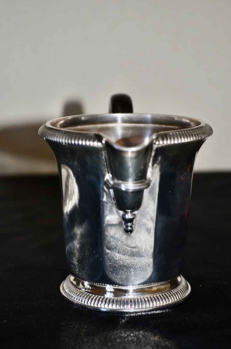 Christofle Art Deco Solid Silver Tea/coffee Set-photo-7
