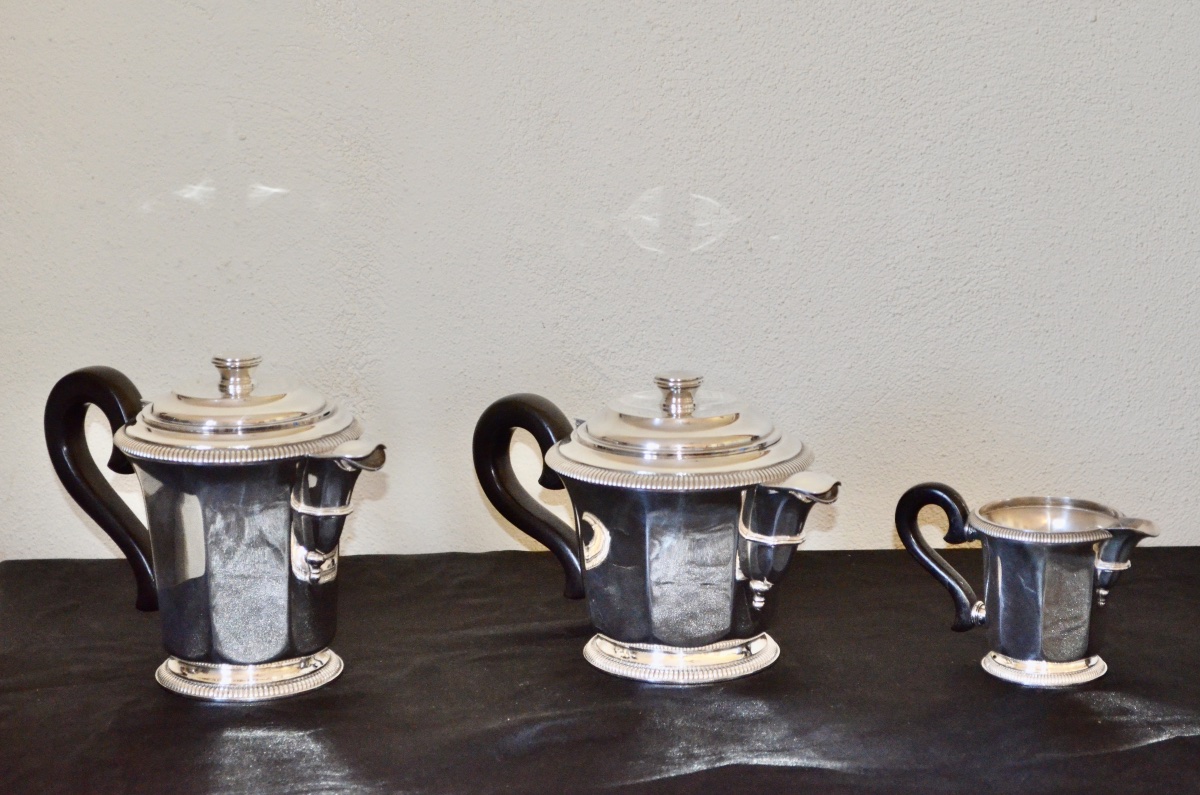 Christofle Art Deco Solid Silver Tea/coffee Set