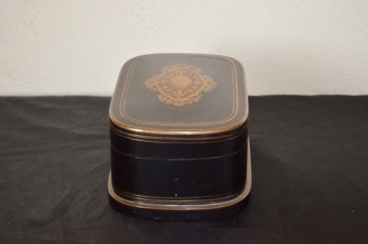 Coffret à bijoux  en marqueterie boule époque Napoléon III -photo-2