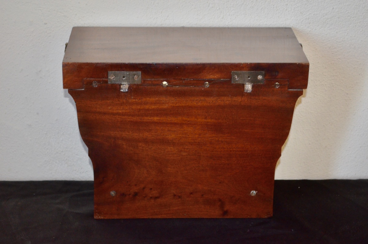 19th-century Mahogany And Gilded Bronze Wall Console -photo-7