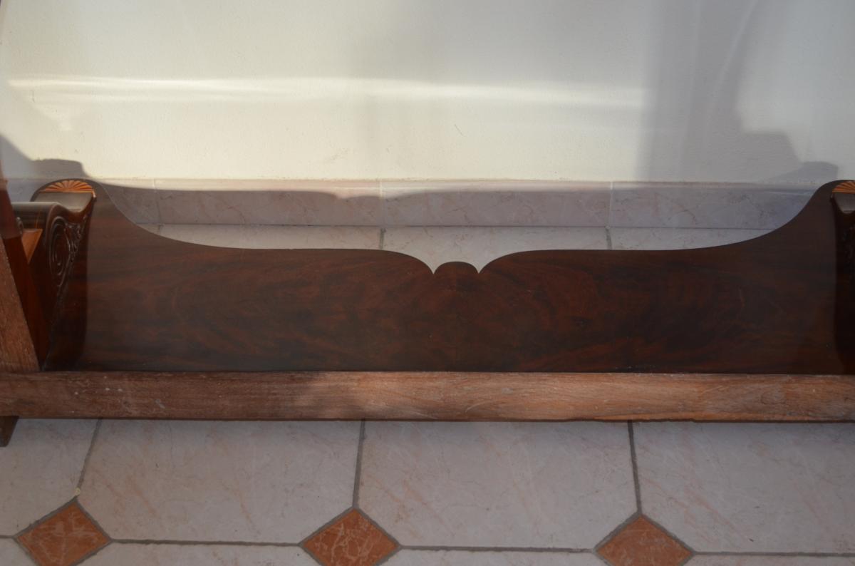 Mahogany Console Charles X Period-photo-6