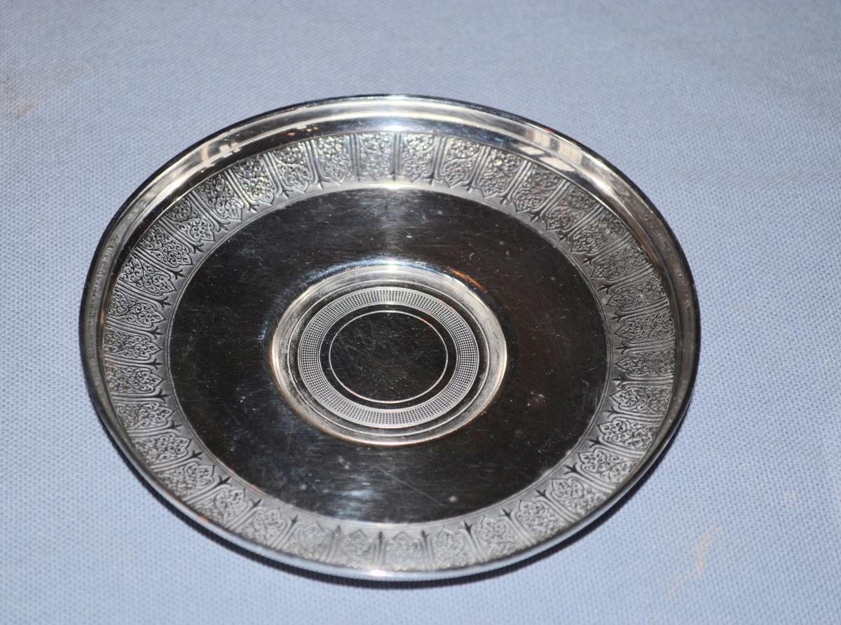 Paire De Tasses En Argent Massif Fin XIXeme Siècle -photo-4