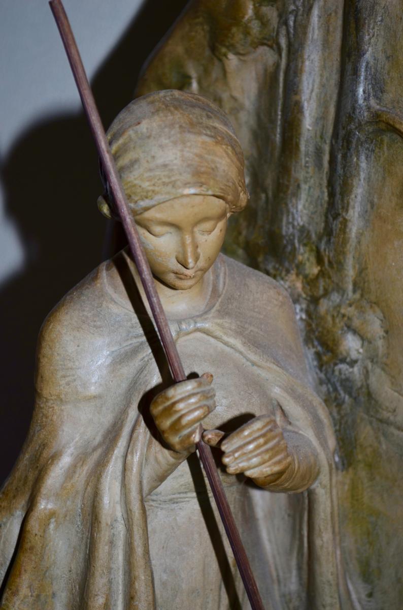 Goldscheider, Pendulum Terracotta 19th Century-photo-1