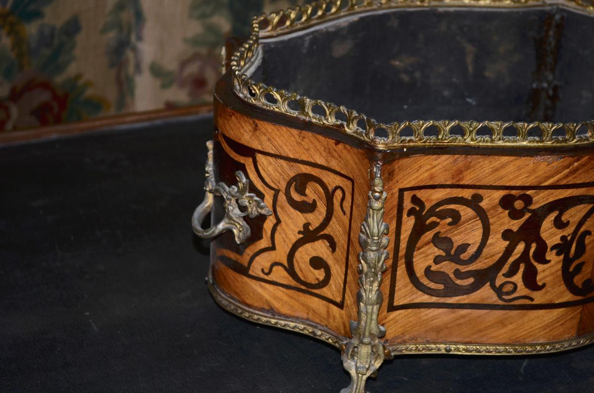 Planter Inlaid Early Nineteenth Century-photo-3