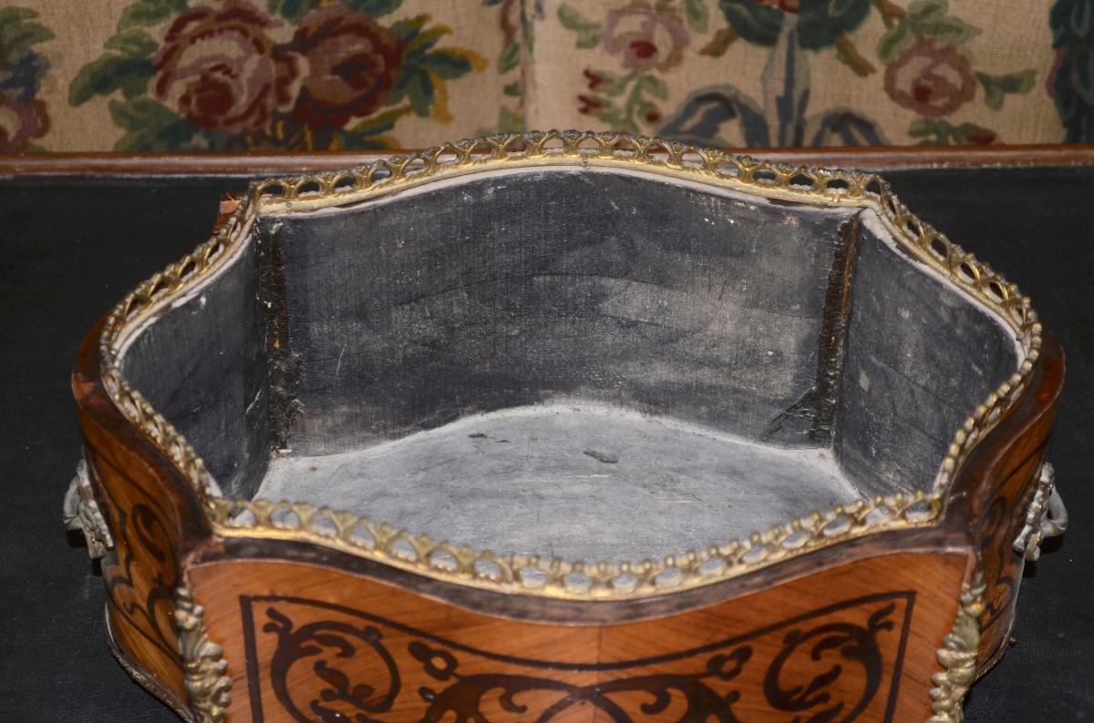 Planter Inlaid Early Nineteenth Century-photo-2