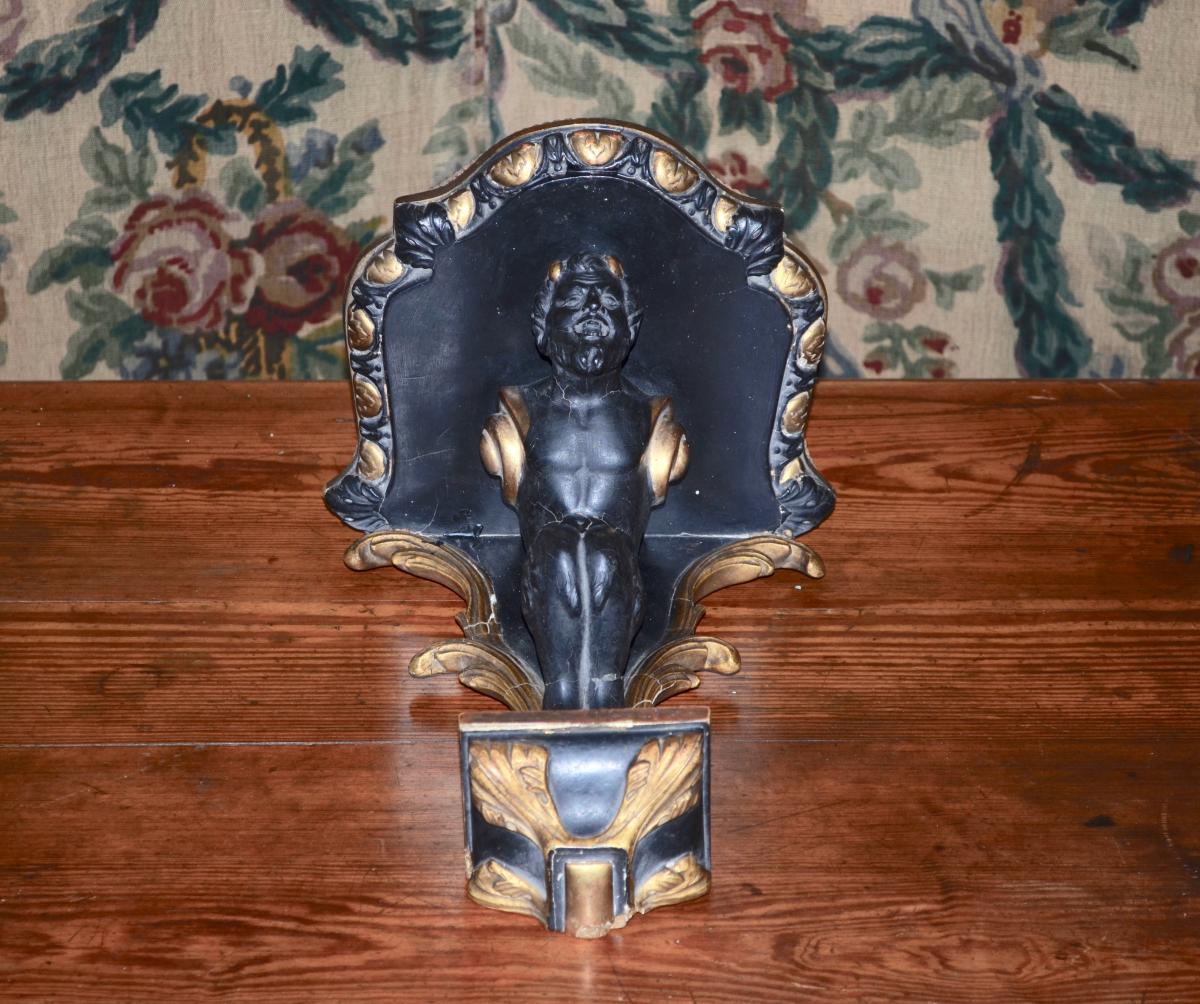 Console Applique In "fauna" Early 19th Century