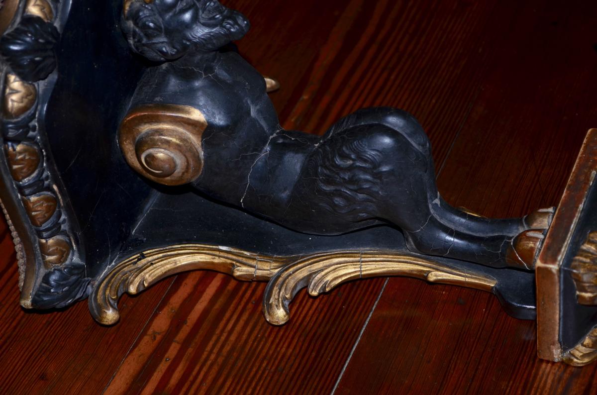 Console Applique In "fauna" Early 19th Century-photo-3