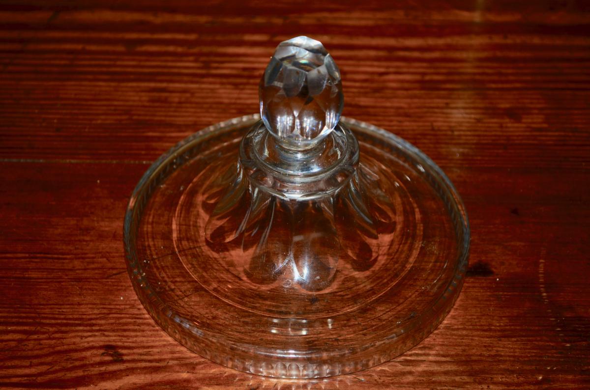 Drageoir En Cristal De Baccarat Début 20eme Siècle -photo-3