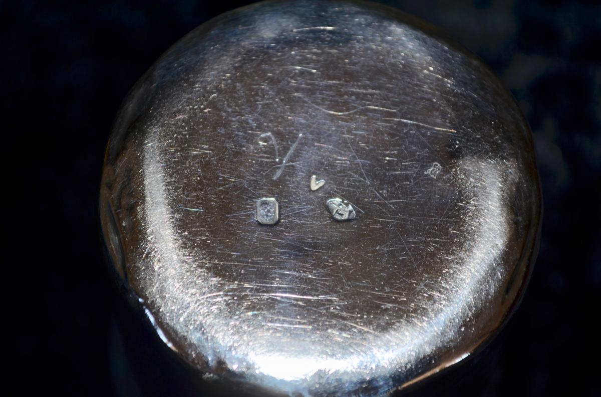 Timbale In Sterling Silver In The Old Man Early 19th Century-photo-3
