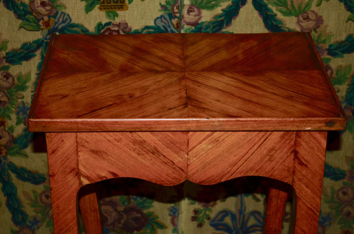 Writing Table In Rosewood Louis XV-photo-3