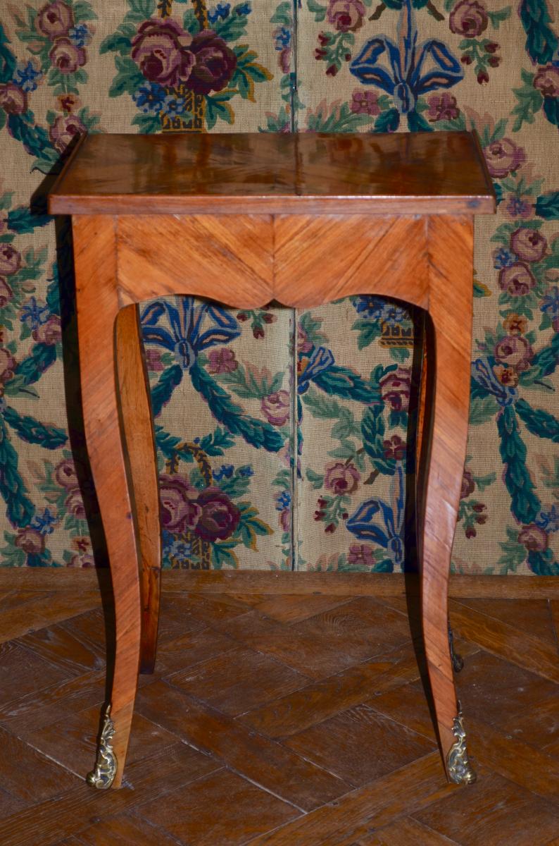 Writing Table In Rosewood Louis XV-photo-4