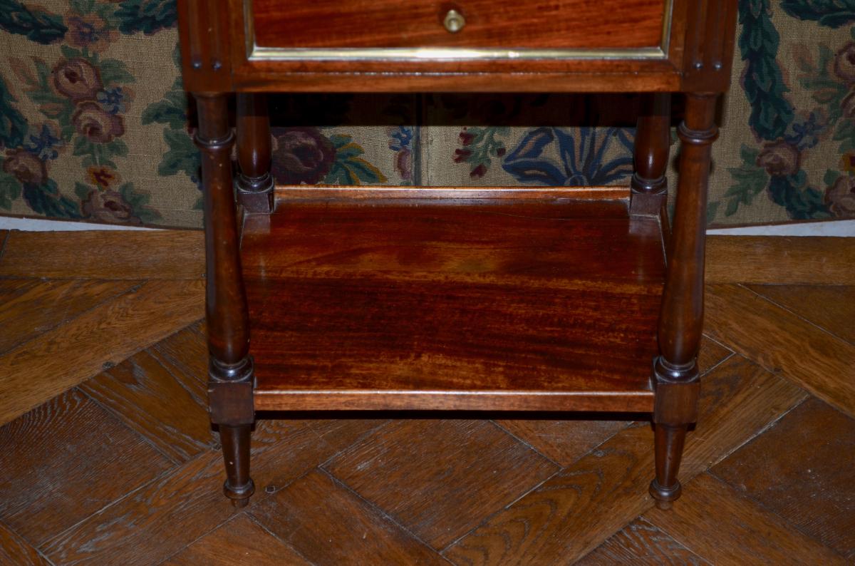 ancien Chevet En Acajou -photo-1