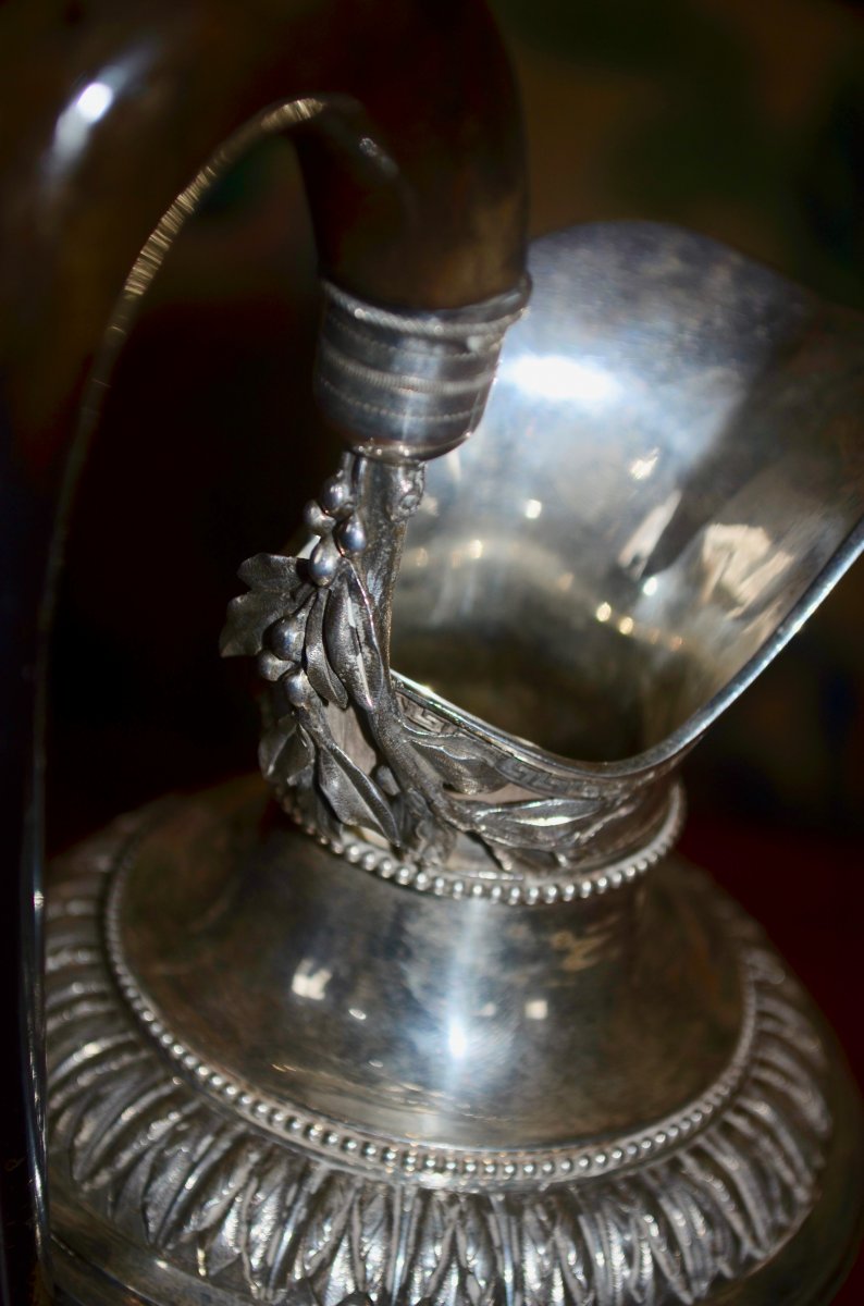 Ewer In Sterling Silver Early Nineteenth Century-photo-2