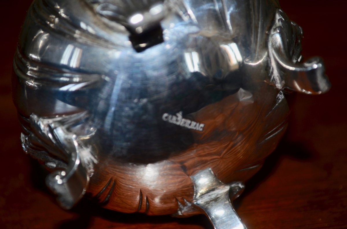 Service A Tea / Coffee In Sterling Silver 19th Century Cardeilhac-photo-7