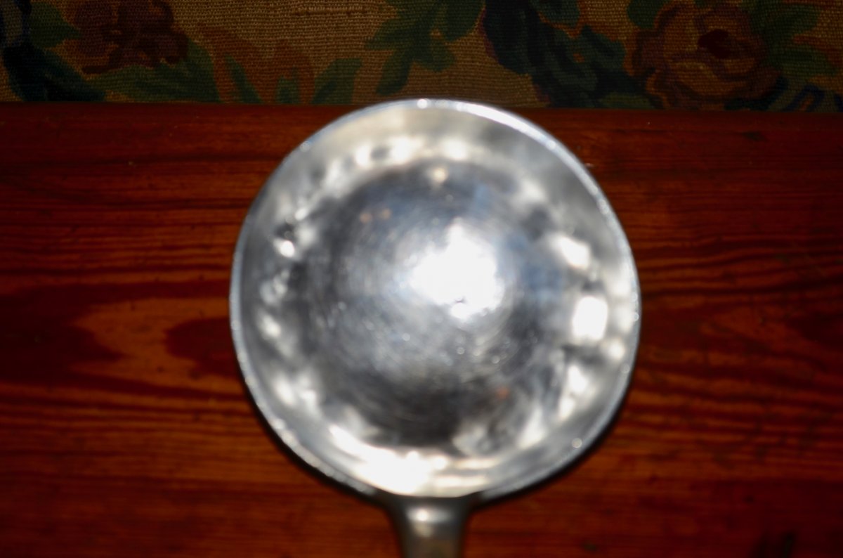 Ladle In Sterling Silver Early 19th Century-photo-3
