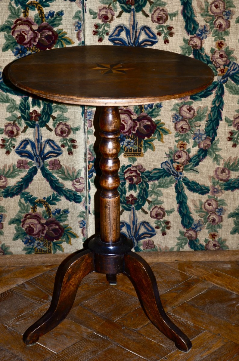 Tripod Pedestal Early 19th Century-photo-4