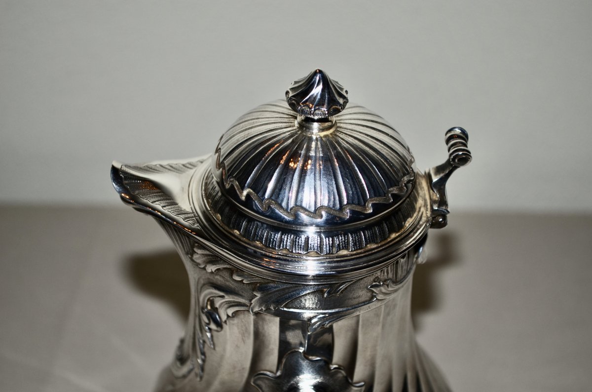 Lapar Chocolatier In Sterling Silver Late 19th Century-photo-2