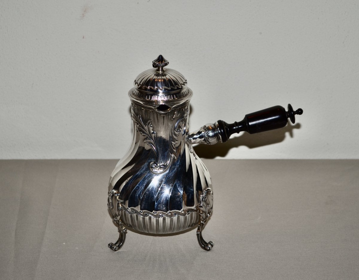 Lapar Chocolatier In Sterling Silver Late 19th Century