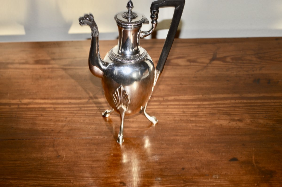 Selfish Jug In Sterling Silver Late 18th Century-photo-4