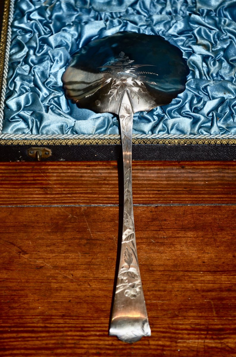 Duster And Shovel To Serve In Sterling Silver Art Nouveau-photo-5