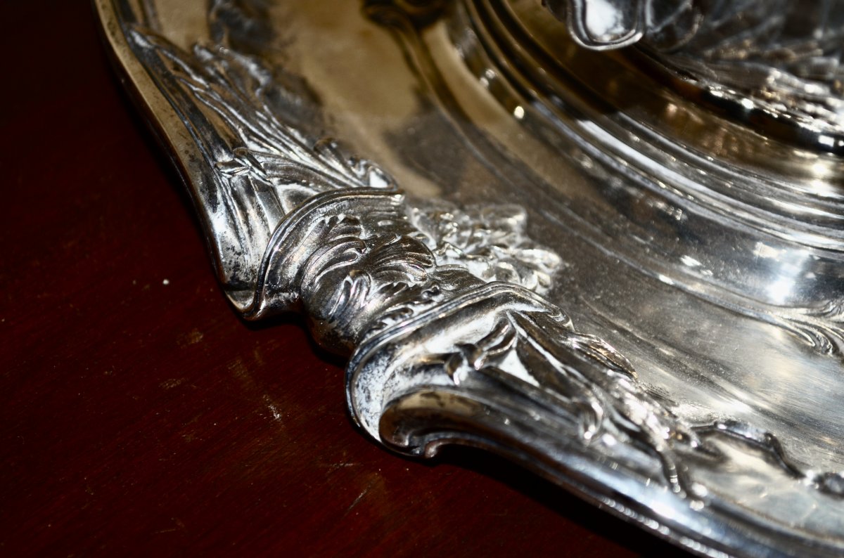 Sauceboat In Sterling Silver XIXth Century-photo-8