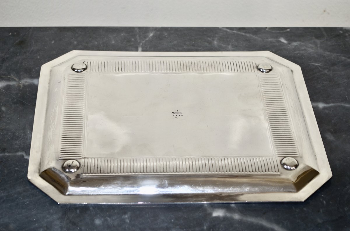 Solid Silver Tray By Odiot-photo-3