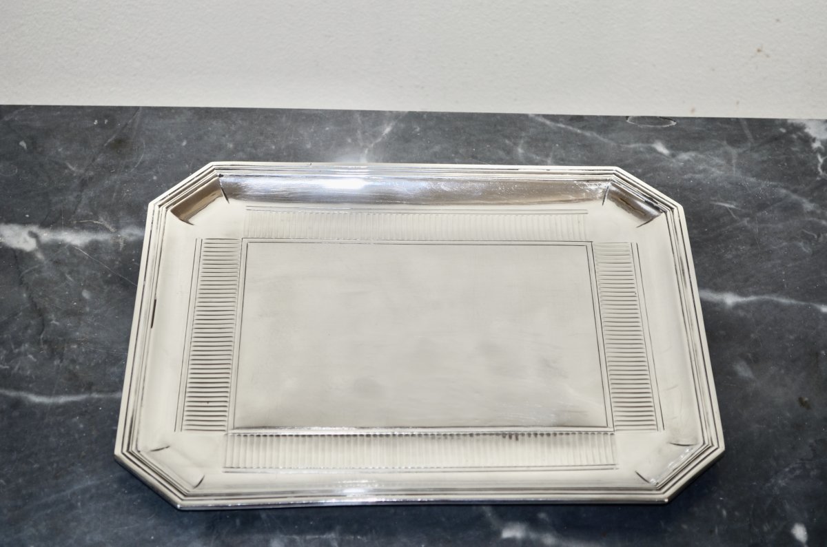 Solid Silver Tray By Odiot