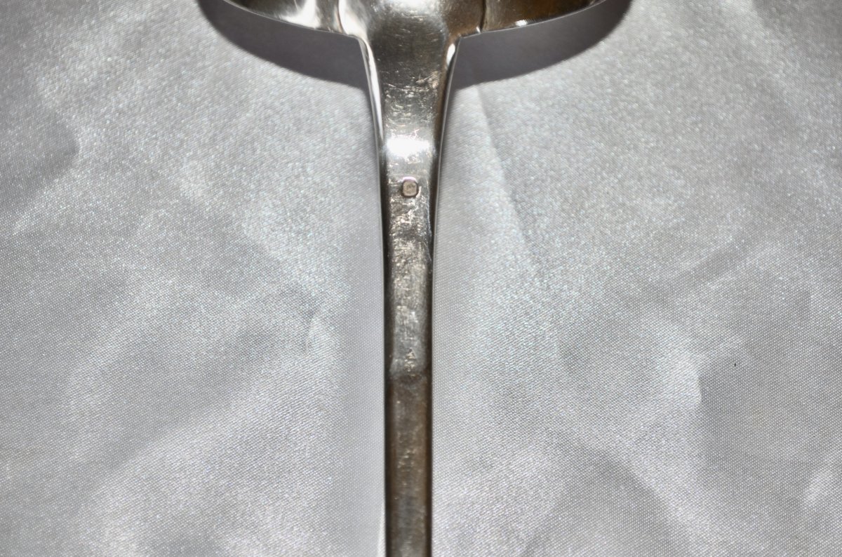 Ladle In Sterling Silver 19th Century-photo-4