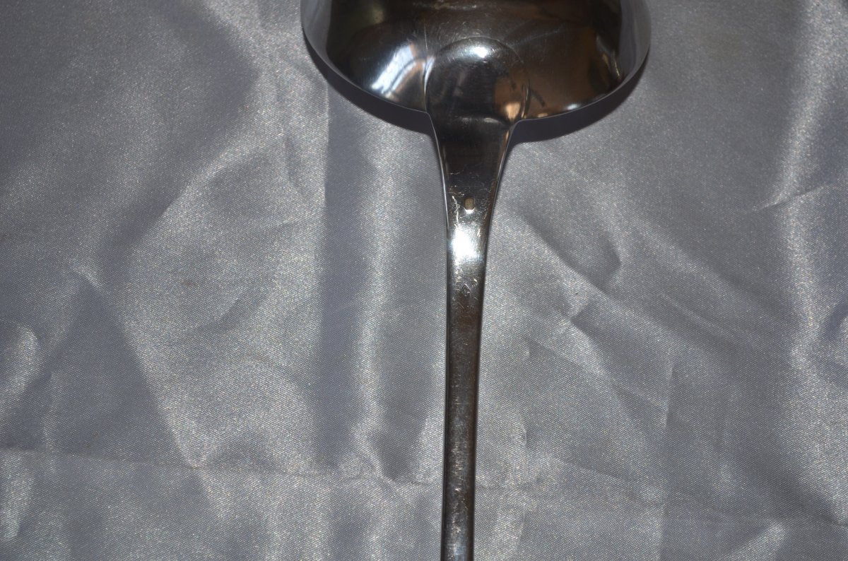 Ladle In Sterling Silver 19th Century-photo-4