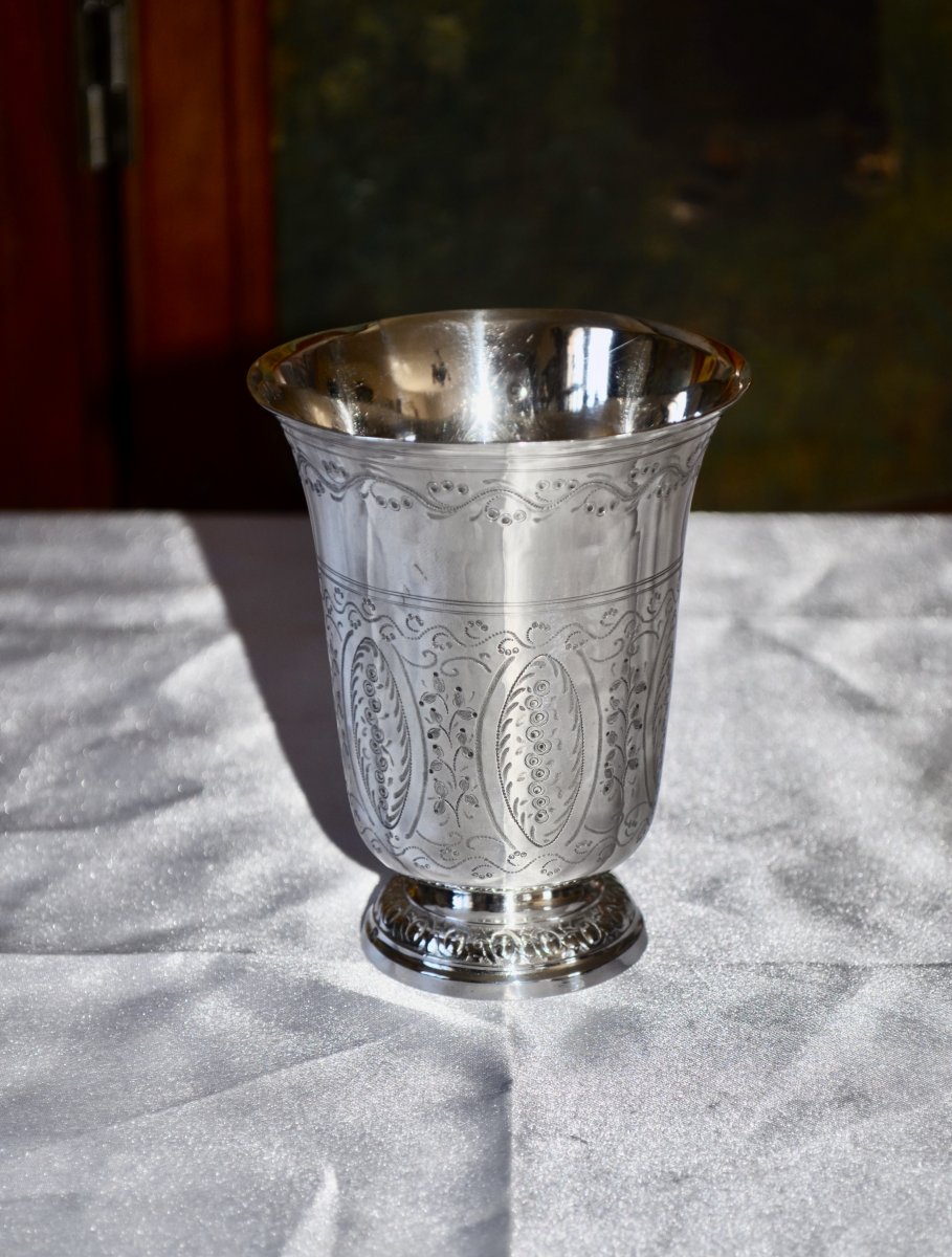 Timpani In Sterling Silver Late 18th Century-photo-2