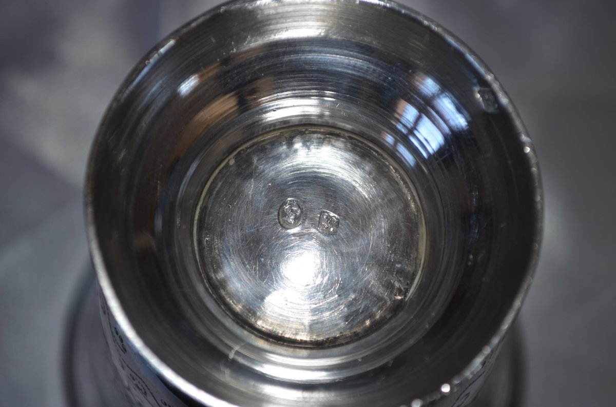 Timpani In Sterling Silver Late 18th Century-photo-2