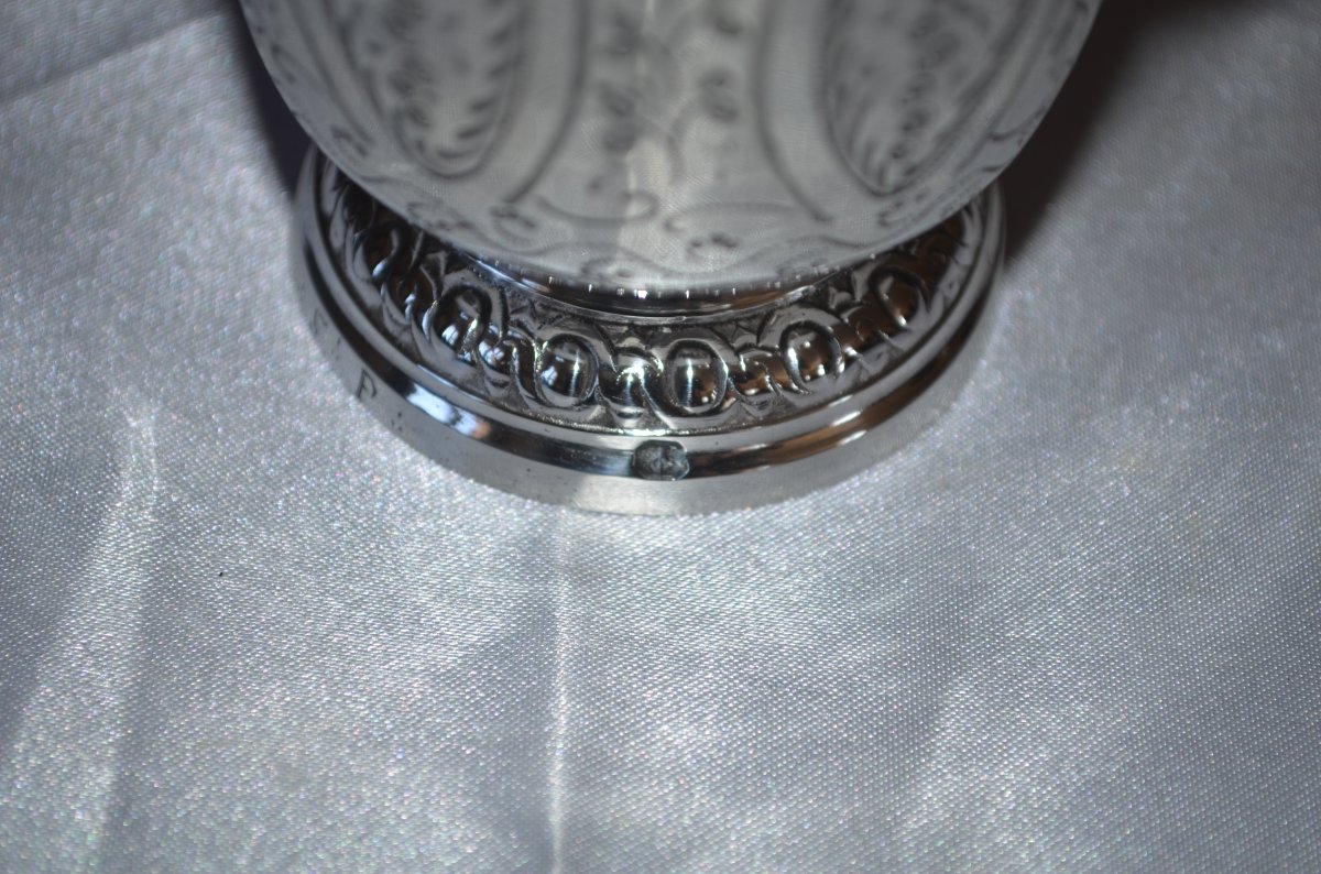 Timpani In Sterling Silver Late 18th Century-photo-3