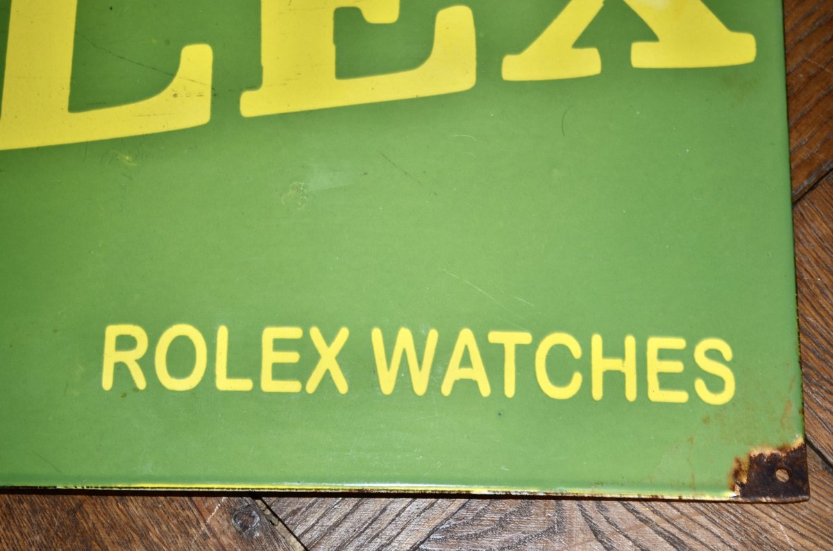 Rolex Enamel Sign-photo-4