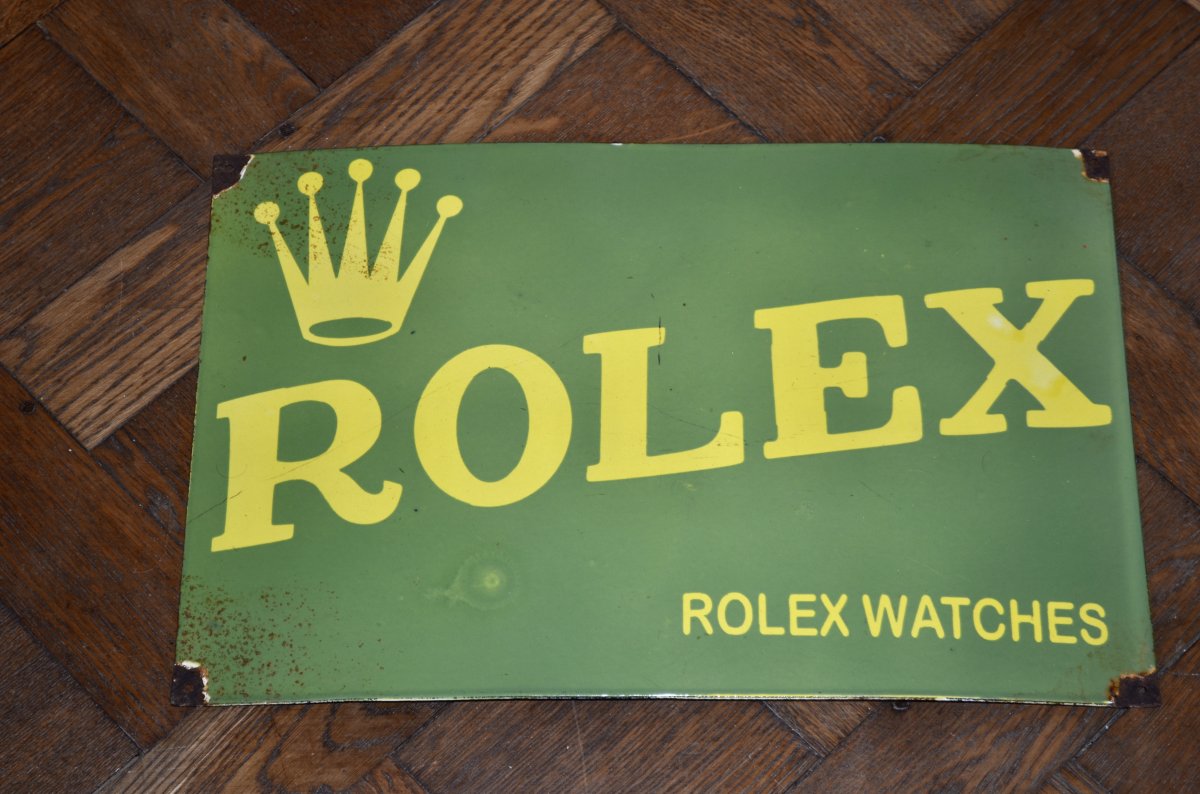 rolex Plaque émaillée -photo-3