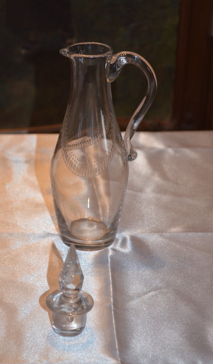 Vinegar Cruet In Sterling Silver, Lille, 18th Century-photo-1