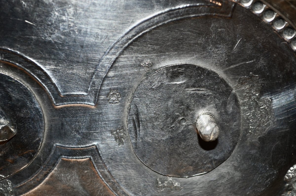 Vinegar Cruet In Sterling Silver, Lille, 18th Century-photo-7