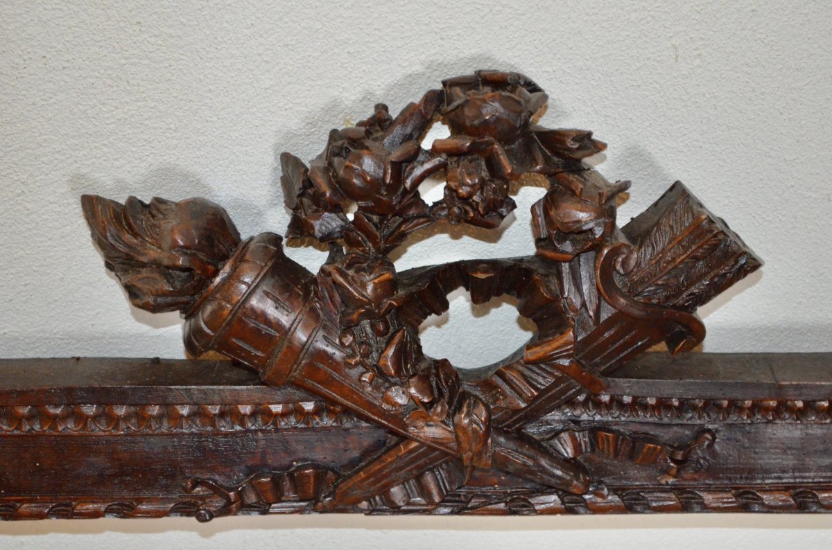 19th Century Carved Wood Frame-photo-6