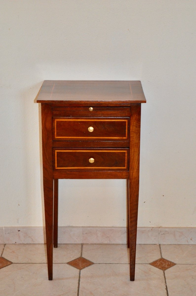 Late 18th Century Mahogany Bedside Table