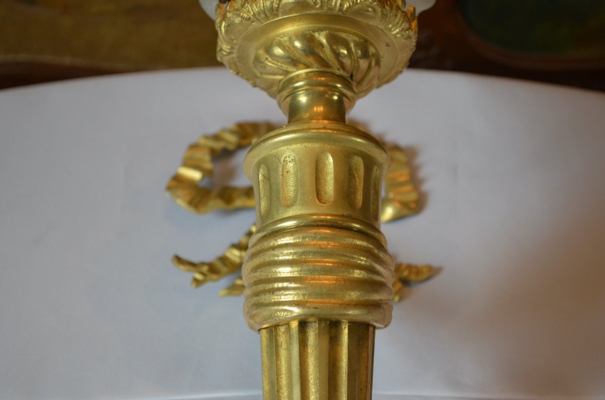 Napoleon III Gilt Bronze Wall Lamp-photo-4