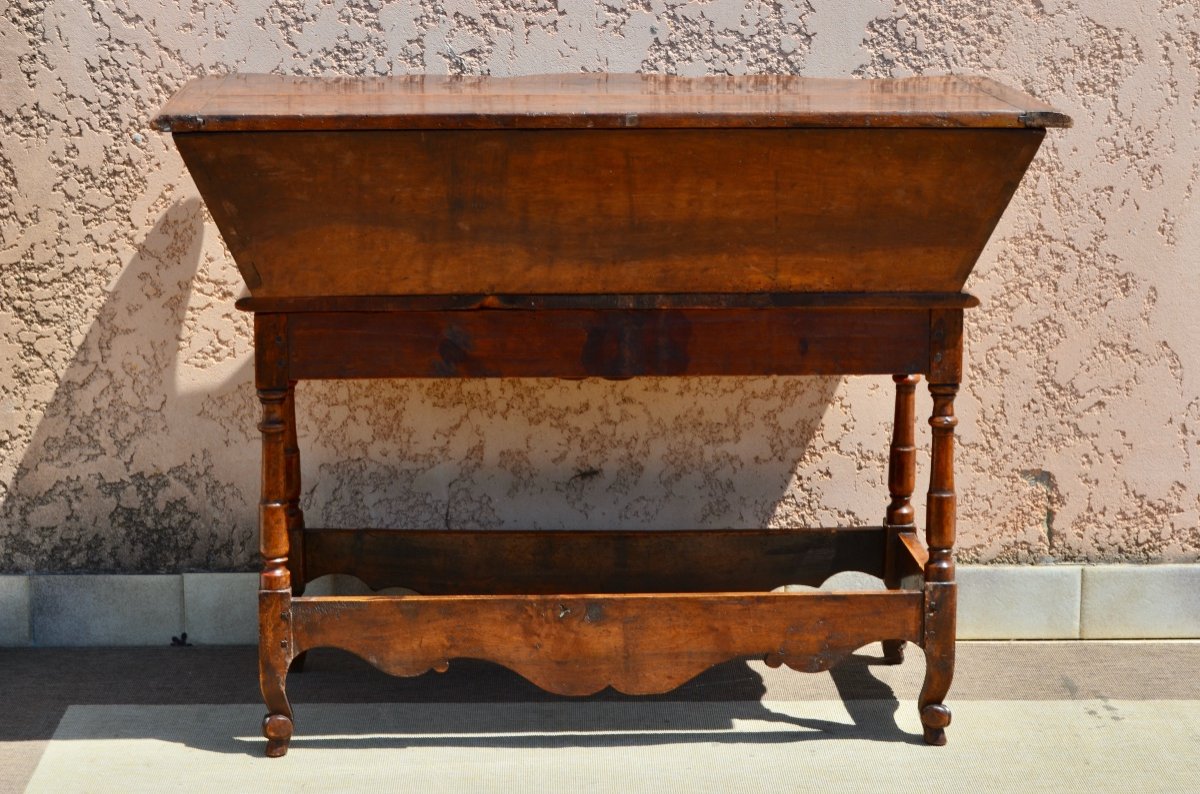 Provençal Wedding Kneader In Walnut, Louis XV Period-photo-8