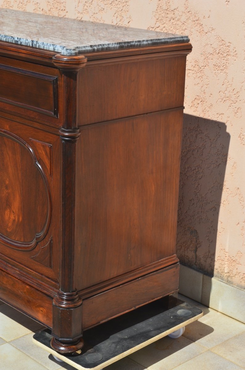 19th Century Secretary / Pantalonniere Chest Of Drawers-photo-3