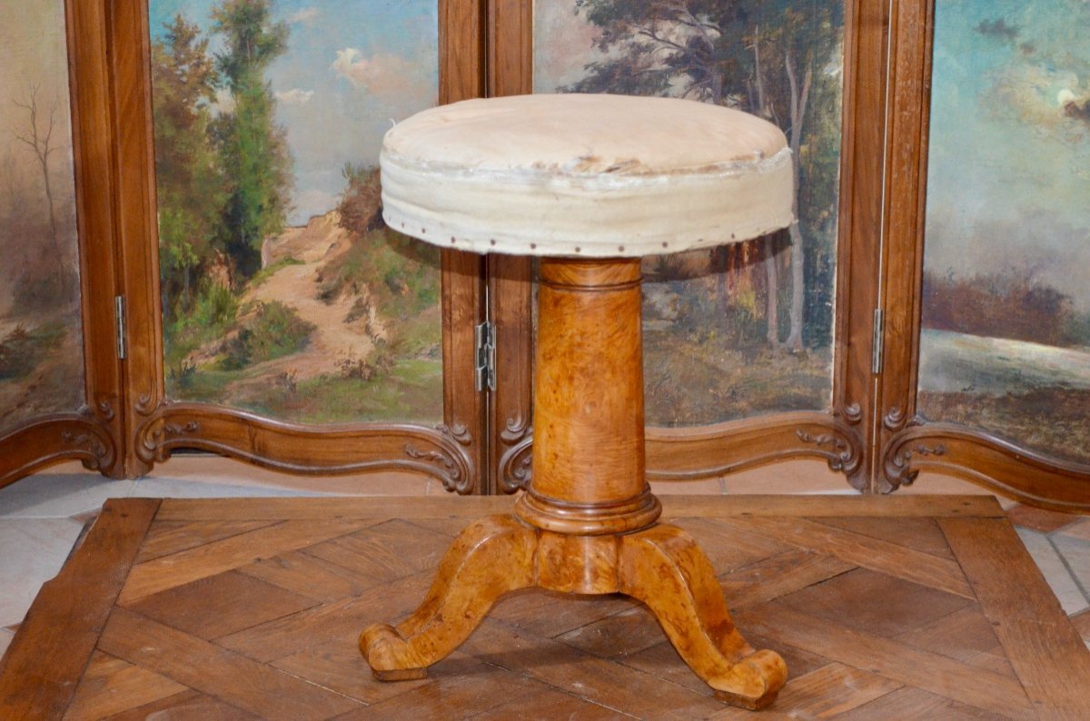 Charles X Piano Stool-photo-1