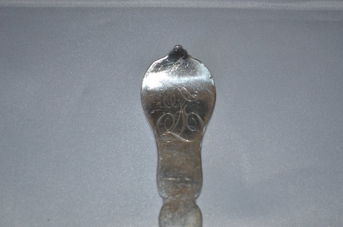 Sprinkle Spoon Sterling Silver Early 19th Century-photo-1