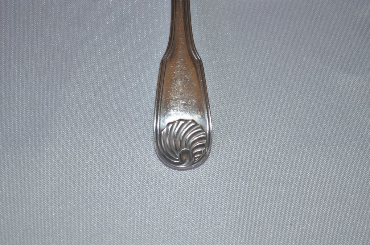 Shellfish Forks In Sterling Silver Minerve-photo-5