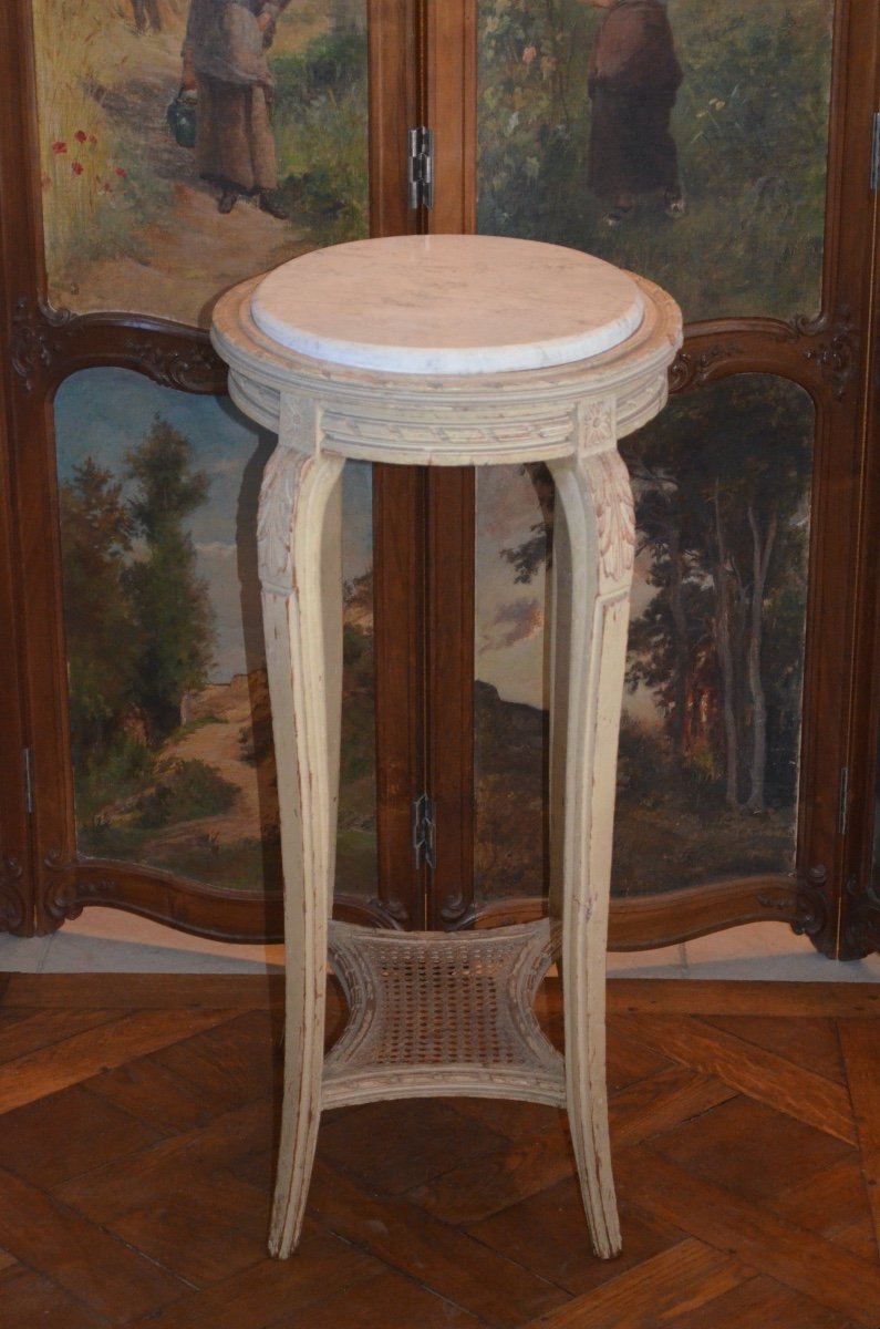 Sellette De Style Louis XVI époque Fin 19eme Siècle -photo-2