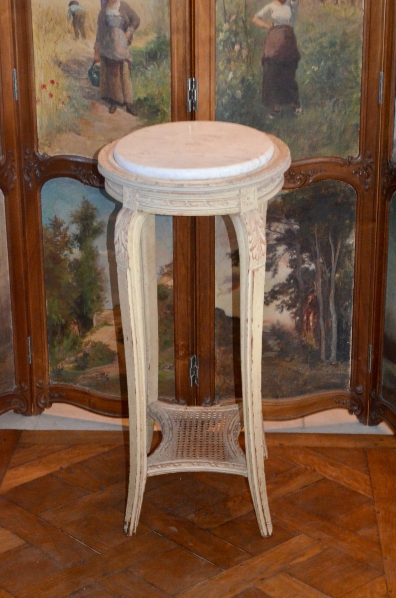 Sellette De Style Louis XVI époque Fin 19eme Siècle -photo-4